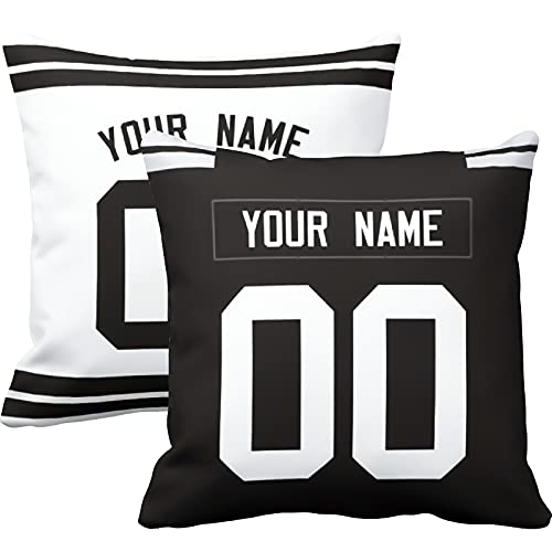 ANTKING Las Vegas Throw Pillow Custom Any Name and Number for Men Youth Boy Gift 16" x 16", 18" x 18"