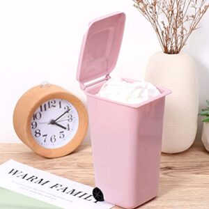 Cabilock 4pcs Mini Curbside Garbage Trash Bin Pen Holder Unique Tiny Size Recycle Can Set Pencil Cup Desktop Organizer Assorted Color