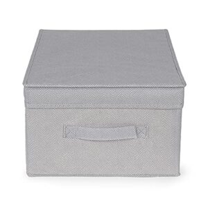 Compactor Storage Boxes, Grey, 30 x 43 x 19cm