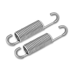gnpadr 3-5/8" (2 pieces) stainless steel replacement recliner sofa mechanism tension spring - long neck hook