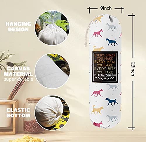 Funny Grocery Bags Holder Organizer For Shopping Bags, Wall Mount Plastic Bags Storage Container Dispensers, Every Snack You Make Every Bite You Take, Gift For The Preferred Family And Friends