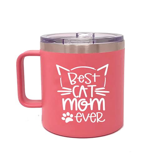 Cat Mom Mug - Cat Gifts for Cat Lovers Women - Funny Cat Themed Mugs, Cups - Things for Crazy Cat Lady Owners, People that Love Cats Stuff, Presents for Christmas, Birthdays, Mother's Day