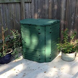 Exaco ThermoKing 900-NP Thermo King Compost Bin, 240 Gal Giant Composter, Green