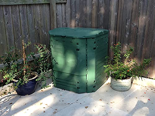 Exaco ThermoKing 900-NP Thermo King Compost Bin, 240 Gal Giant Composter, Green