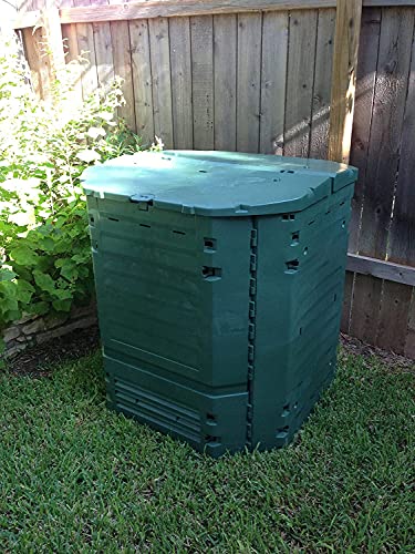 Exaco ThermoKing 900-NP Thermo King Compost Bin, 240 Gal Giant Composter, Green