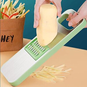 Bugucat Vegetable Chopper, Vegetable Cutter Food Slicer Dicer, 6 Interchangeable Blades Set Veggie Slicer Manual Slicer Kitchen for Garlic, Cabbage, Carrot, Potato, Tomato, Fruit, Salad