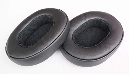 V-MOTA Earpads Compatible with Skullcandy Crusher Bluetooth, Crusher Evo, Crusher ANC, Hesh 3 Wireless Headphones,Replacement Leather Cushions Repair Parts (1 Pair) (Black)