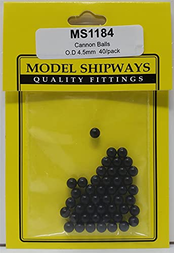 Model Shipways CANNONBALLS, 4.5mm 40 Pack