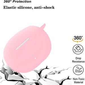 Ankersaila Soft Silicone Case Compatible with Beats Studio Buds, Scratch/Shock Resistant Protective Case Cover (Pink)