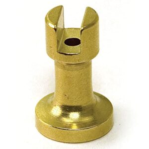 model shipways pedestal,brass 1-1/8" (28mm) 3/16" slot 1 pack
