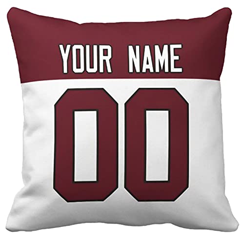 Throw Pillow 2 Packs Custom Any Name and Number for Men Youth Boy Gift