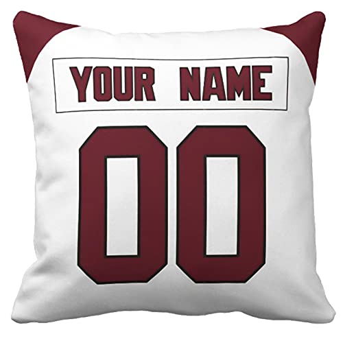 Throw Pillow 2 Packs Custom Any Name and Number for Men Youth Boy Gift