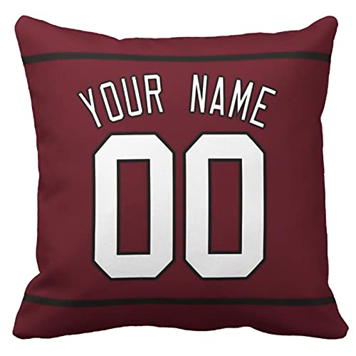 Throw Pillow 2 Packs Custom Any Name and Number for Men Youth Boy Gift