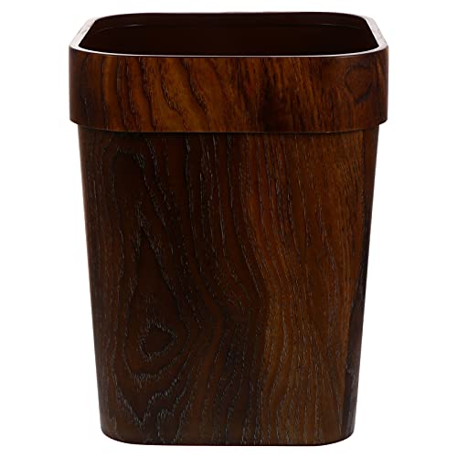 NUOBESTY Trash Can Wastebasket Plastic Garbage Can Recycling Bin for Home Kitchen Bedroom Living Room Bathroom Office Coffee