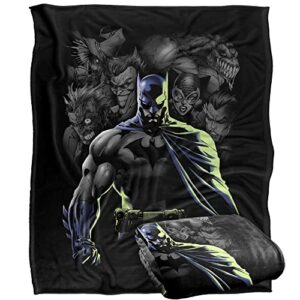 batman villains unleashed officially licensed silky touch super soft throw blanket 50" x 60"