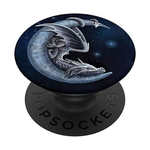 baby dragon sleeps on the moon popsockets swappable popgrip