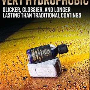 Adam's Advanced Graphene Ceramic Coating (60ml) - 10H Graphene Coating for Car Detailing Professionals | 9+ Years of Protection & Patented UV Glow Technology | Apply After Car Wash & Paint Correction