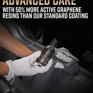 Adam's Advanced Graphene Ceramic Coating (60ml) - 10H Graphene Coating for Car Detailing Professionals | 9+ Years of Protection & Patented UV Glow Technology | Apply After Car Wash & Paint Correction