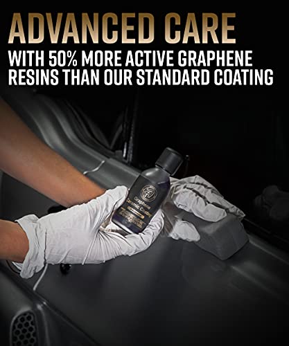 Adam's Advanced Graphene Ceramic Coating (60ml) - 10H Graphene Coating for Car Detailing Professionals | 9+ Years of Protection & Patented UV Glow Technology | Apply After Car Wash & Paint Correction