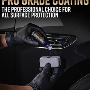 Adam's Advanced Graphene Ceramic Coating (60ml) - 10H Graphene Coating for Car Detailing Professionals | 9+ Years of Protection & Patented UV Glow Technology | Apply After Car Wash & Paint Correction