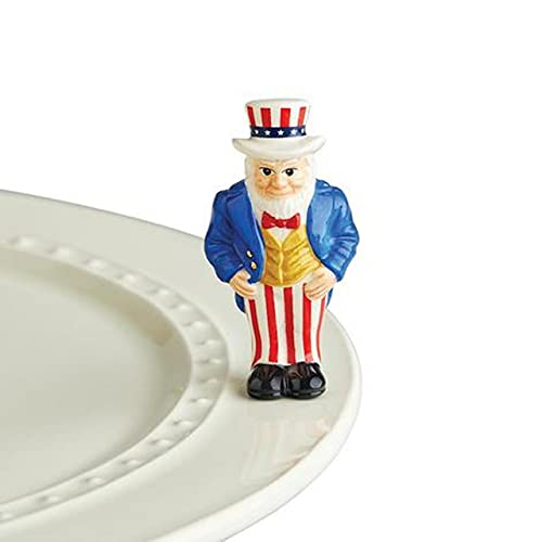 Nora Fleming Hand-Painted Mini: Uncle Sam A251