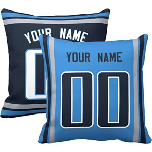 tennessee throw pillow custom any name and number for men youth boy gift