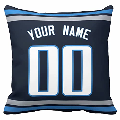 Tennessee Throw Pillow Custom Any Name and Number for Men Youth Boy Gift