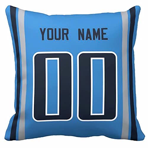 Tennessee Throw Pillow Custom Any Name and Number for Men Youth Boy Gift