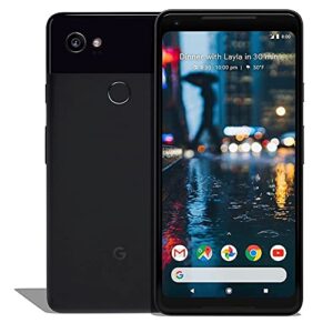 google pixel 2 xl (64gb, 4gb) 6.0" p-oled, ip67 water resistant, 12.2mp 4k camera, snapdragon 835, gsm+cdma unlocked (verizon, t-mobile, at&t, global) g011c (fast car charger bundle, just black)