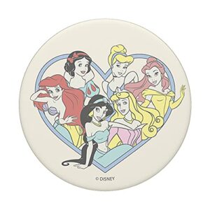 Disney Princess Vintage Princess Group Heart PopSockets Swappable PopGrip
