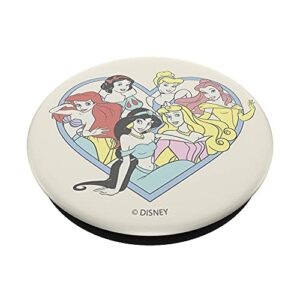 Disney Princess Vintage Princess Group Heart PopSockets Swappable PopGrip