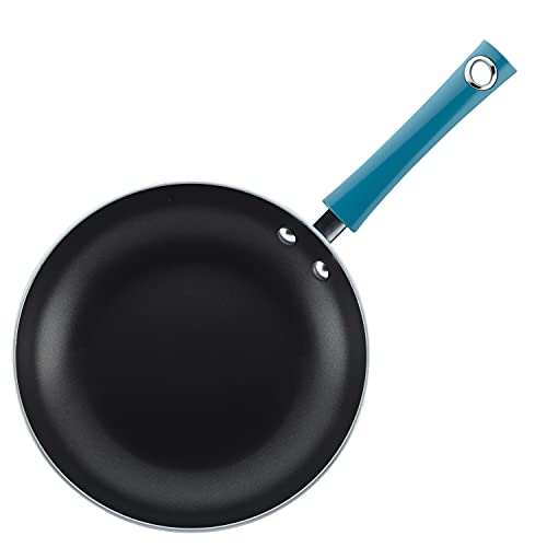 Rachael Ray Cityscapes Nonstick Frying Pan/Skillet, 8 Inch, Turquoise