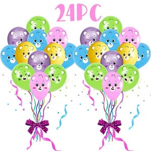 JEWELESPARTY 🥳COMBO 24PC CAREBEAR CARE BEAR BALLOONS BALLON PARTY SUPPLIES DECORATIONS THEME IDEA CELEBRATION HAPPY BIRTHDAY