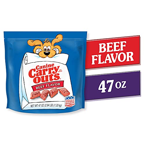 Canine Carry Outs Beef Flavor Dog Treats, 47 Ounce Bag