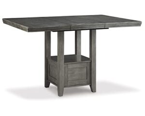 signature design by ashley hallanden counter height dining extension table, 0, gray