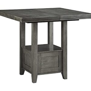 Signature Design by Ashley Hallanden Counter Height Dining Extension Table, 0, Gray