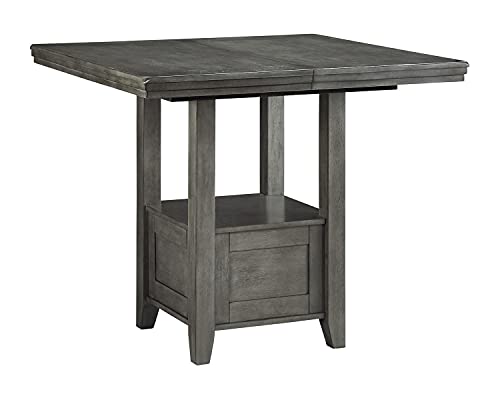 Signature Design by Ashley Hallanden Counter Height Dining Extension Table, 0, Gray