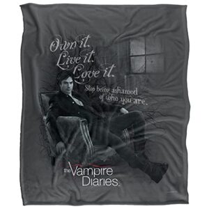 Vampire Diaries Be Yourself Officially Licensed Silky Touch Super Soft Throw Blanket 50" x 60"