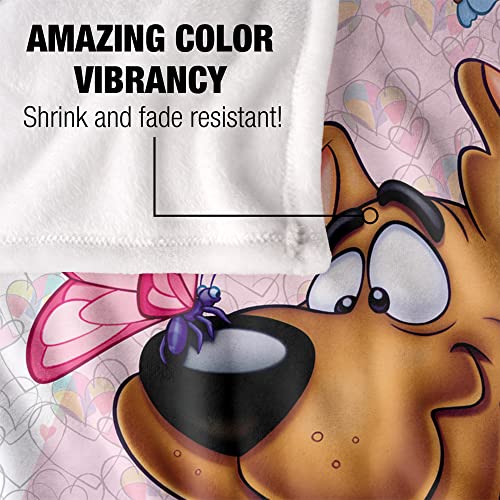 Scooby-Doo Butterfly Officially Licensed Silky Touch Super Soft Throw Blanket 50" x 60"