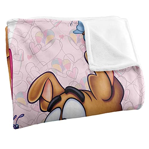 Scooby-Doo Butterfly Officially Licensed Silky Touch Super Soft Throw Blanket 50" x 60"