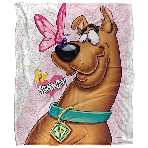 Scooby-Doo Butterfly Officially Licensed Silky Touch Super Soft Throw Blanket 50" x 60"