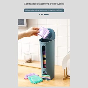 Yeahii Wall Mount Grocery Plastic Bag Holder, Bag Storage Holder for Kitchen Shopping Bags Storages, Gray