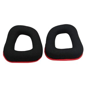 Kingjinglo for Earpads G230 G430 G930 G35 F450 Gaming Headset Black & Red; OEM Ear Pads