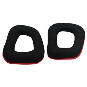 Kingjinglo for Earpads G230 G430 G930 G35 F450 Gaming Headset Black & Red; OEM Ear Pads