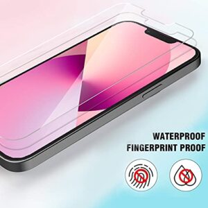 Ferilinso Designed for iPhone 13 Mini Screen Protector, 3 Pack HD Tempered Glass with 2 Pack Camera Lens Protector, Case Friendly, 9H Hardness, Bubble Free, 5G 5.4 Inch, Easy Installation