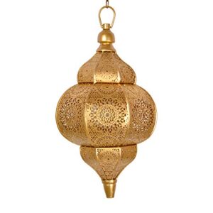 decorhack by arusaya wedding event party festival decoration ceiling pendant fixtures lamp light moroccan lamp (14x8 inch)
