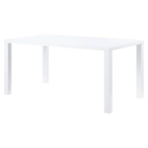 Acme Furniture Rectangular Wood Dining Table, High Gloss White