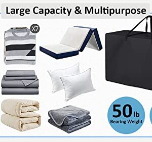 Heavy Duty Folding Mattress Storage Bag, Guisong Carry Case for Tri Fold Mattress with Zipper, Foldable Memory Foam Mattress Carrying Case Fits 4-6 lnch Full Twin Queen Foldable Mattress