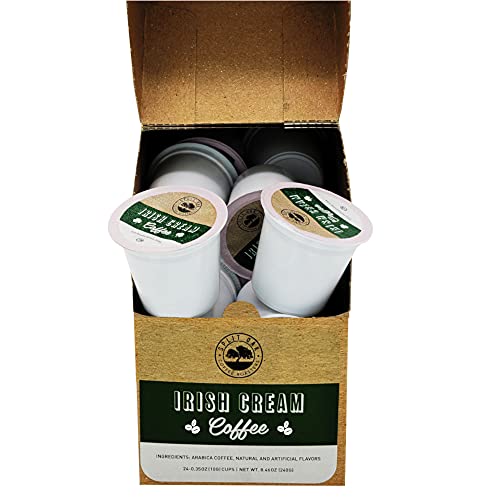 Irish Cream Coffee Compatible with Keurig K-Cup Brewers Single Serve 24 Count Gourmet Coffee from Split Oak Coffee Roasters Coffee Capsules 100% Arabica Medium Roast