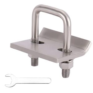 fullhaul hitch tightener for 1.25" and 2" hitches, 304 stainless steel anti-rattling stabilizer, rust-free anti-corrosion clamp, reduce rocking from trailer ball mount, bike rack